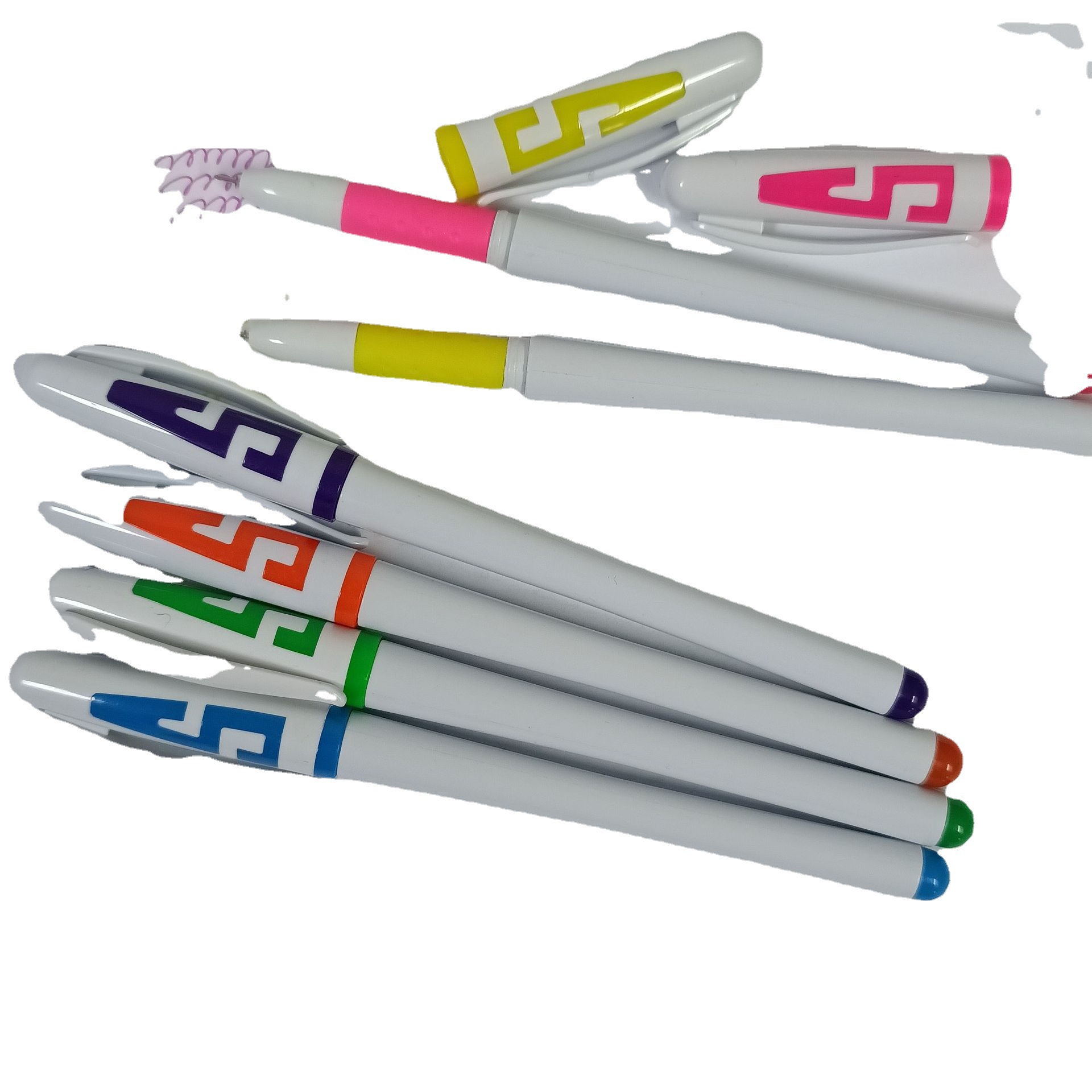 工厂直发黑笔考试笔半针管0.5mm中性笔 办公与日用必备神器